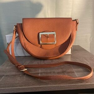 Target Brown Crossbody Bag with Adjustable Strap